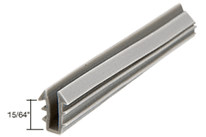C.R. Laurence CRL Glazing Vinyl; 15/64&quot; Channel Depth 5/32&quot; to 1/4&quot; Metal Opening - 1000 ft Roll | GC460M