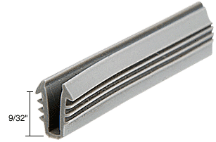 C.R. Laurence CRL Glazing Vinyl; 9/32&quot; Channel Depth 1/4&quot; to 19/64&quot; Metal Opening - 1000 ft Roll | GC722M