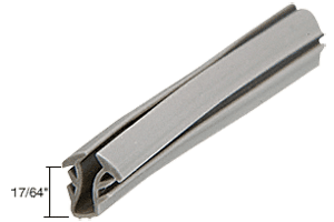 C.R. Laurence CRL Glazing Vinyl; 17/64&quot; Channel Depth 3/16&quot; to 9/32&quot; Metal Opening - 1000 ft Roll | GC723M