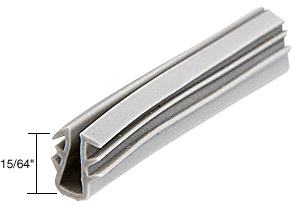 C.R. Laurence CRL Glazing Vinyl; 15/64&quot; Channel Depth 7/32&quot; to 15/64&quot; Metal Opening - 1000 ft Roll | GC724M