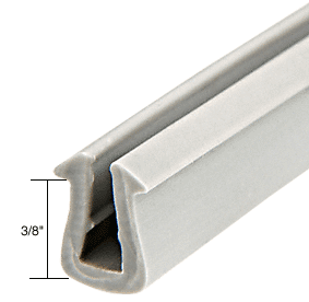 C.R. Laurence CRL Glazing Vinyl; 3/8&quot; Channel Depth 11/32&quot; to 3/8&quot; Metal Opening - 1000 ft Roll | GC727M