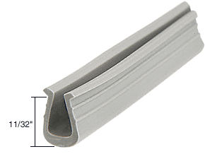 C.R. Laurence CRL Glazing Vinyl; 11/32&quot; Channel Depth 5/16&quot; Metal Opening - 100 ft Roll | GC728C
