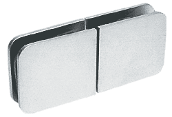 CRL Polished Chrome Finish Traditional Movable Glass-To-Glass Transom Glass Clamp | GCB188CH