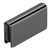 C.R. Laurence CRL Black Rectangular Strike Plate  | GDH7BL