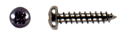 C.R. Laurence CRL Black Mounting Screws for Hinges and Magnetic Glass Door Latches - Package | GDHSCBL