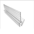 Gordon Glass® Universal Co-Extruded Clear Bottom Wipe/Seal with Drip Rail and Adjustable Fin Height for 5/16" and 3/8" Glass Frameless Shower Doors - 36" Long