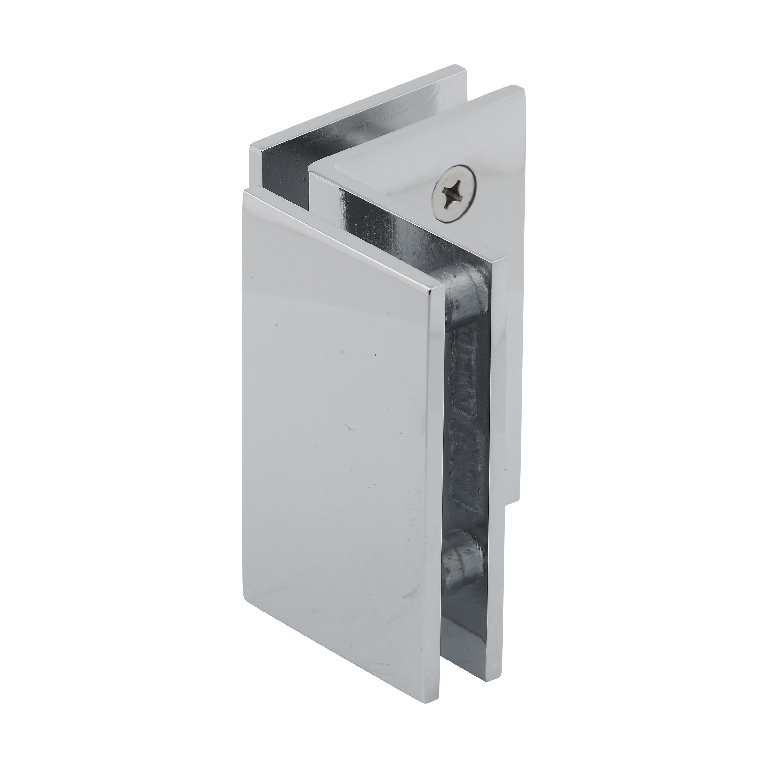 CRL Polished Chrome Geneva Series Glass-to-Glass Bracket | GE090CH