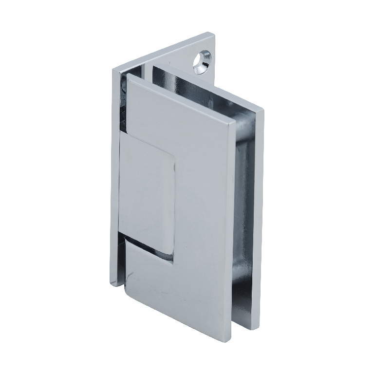 CRL Geneva 044 Series Polished Chrome Wall Mount Offset Back Plate Hinge | GEN044CH