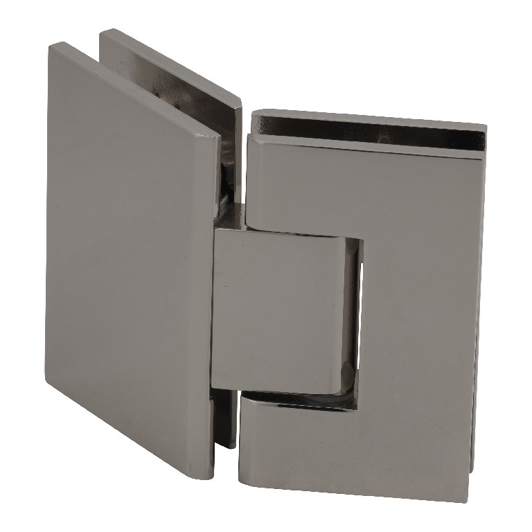 CRL Geneva 045 Series Polished Nickel 135&amp;#176; Glass-to-Glass Hinges | GEN045PN