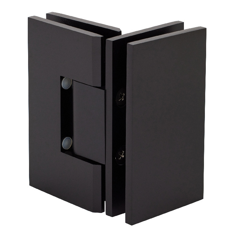 CRL Geneva 092 Series Oil Rubbed Bronze 90&amp;#176; Glass-To-Glass Hinges | GEN0920RB