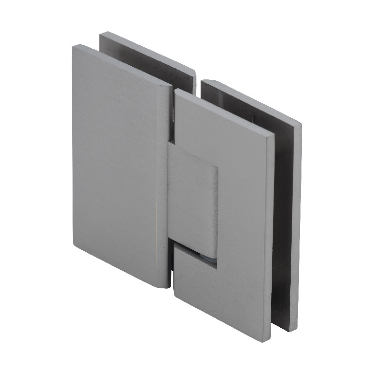 CRL Geneva 180 Series Brushed Nickel 180&amp;#186; Glass-To-Glass Standard Hinge | GEN180BN