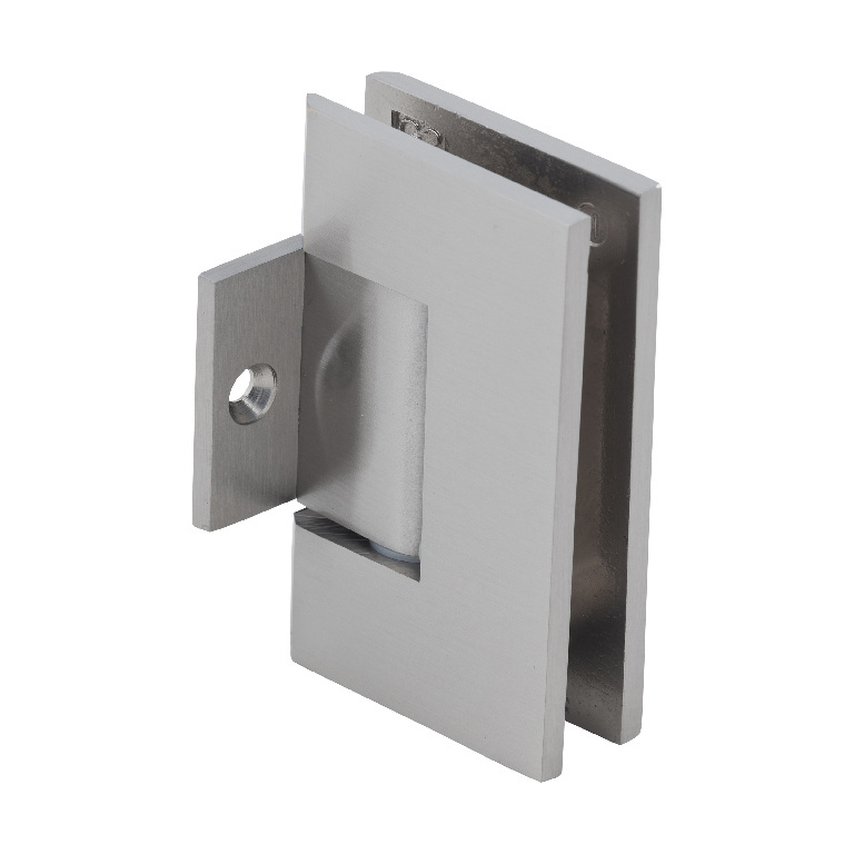 CRL Geneva 280 Series Brushed Nickel 180 Degree Pony Wall Mount Hinge | GEN280BN
