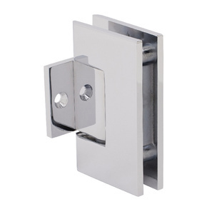 CRL Geneva 280 Series Polished Chrome 180 Degree Pony Wall Mount Hinge | GEN280CH