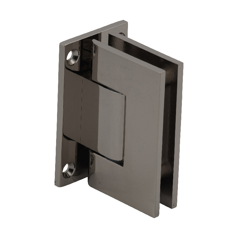 CRL Geneva 337 Series Polished Nickel Adjustable Wall Mount Full Back Plate Hinge | GEN337PN