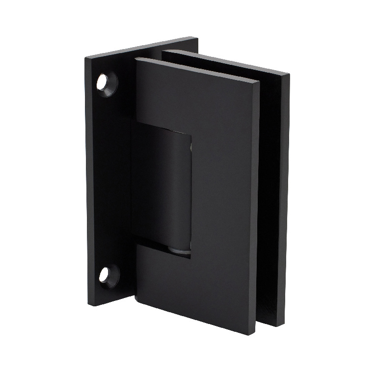 CRL Geneva 537 Series Oil Rub Bronze Wall Mount Full Back Plate Standard Hinge with 5&amp;#186; Offset | GEN5370RB