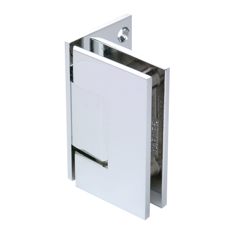 CRL Geneva 544 Series Polished Chrome Wall Mount Offset Back Plate Hinge | GEN544CH
