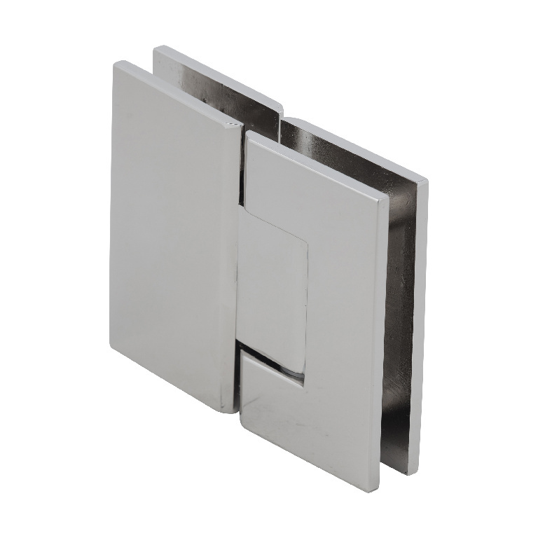 CRL Geneva 580 Series Polished Nickel 180&amp;#186; Glass-To-Glass Hinge with 5&amp;#186; Offset | GEN580PN