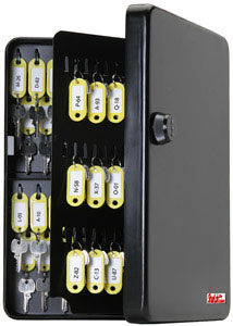 KeyGuard Combination Key Cabinet with Managerial Key Override - 122 Hooks | GG9122U