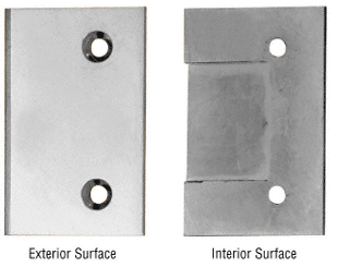 CRL Polished Chrome Geneva Watertight Cover Plate | GL2CH
