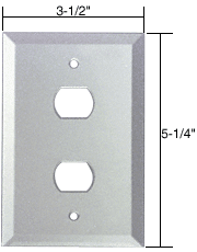 C.R. Laurence CRL 2X Despard Glass Mirror Plate - Clear  | GMP107C
