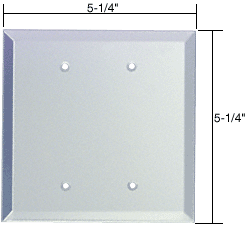 C.R. Laurence CRL Blank Glass Mirror Plate - Clear  | GMP208C
