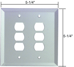 C.R. Laurence CRL 6X Despard Glass Mirror Plate  - Clear  | GMP210C