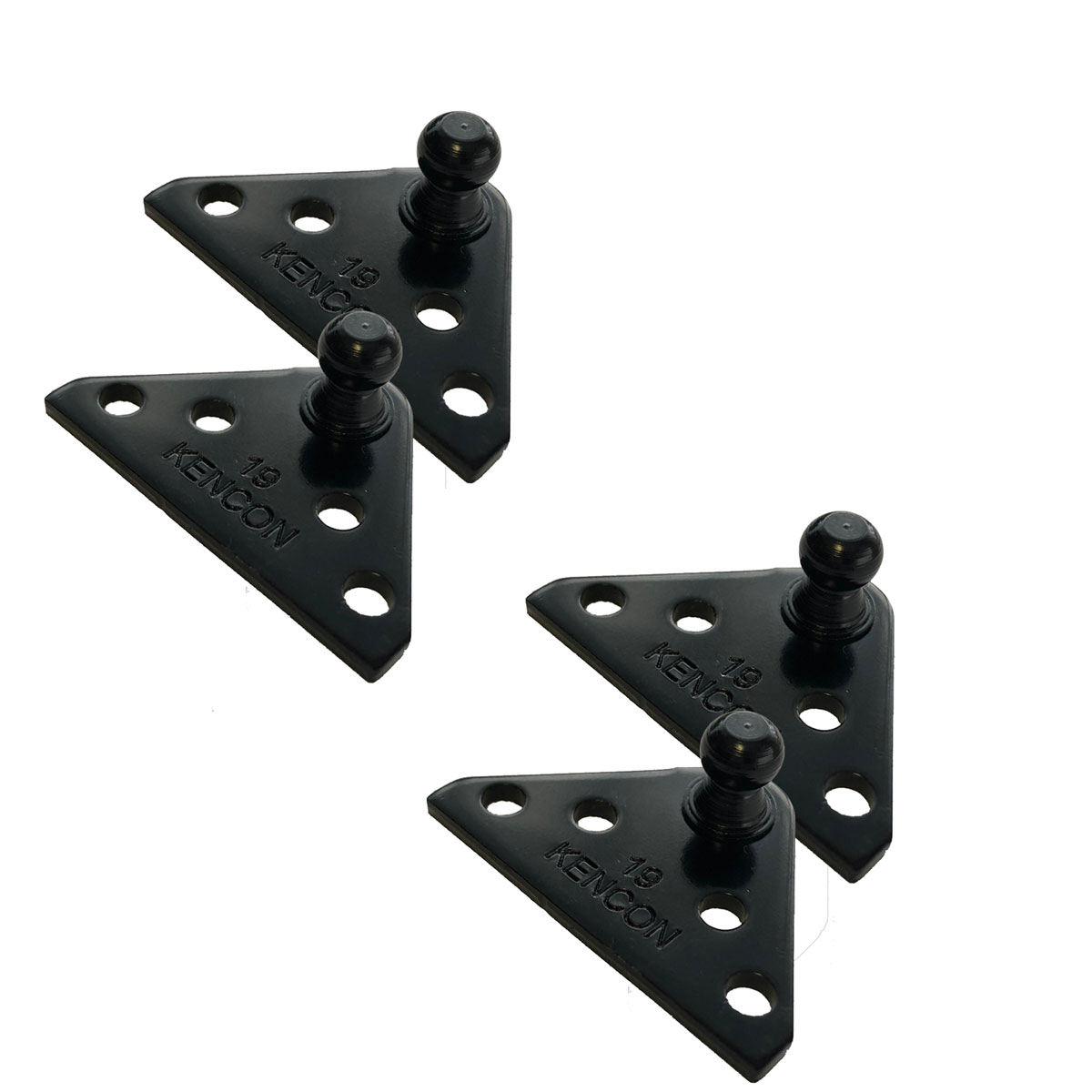 10MM Ball Stud Bracket for Gas Prop/Strut - Set of Two  | GPB19B4