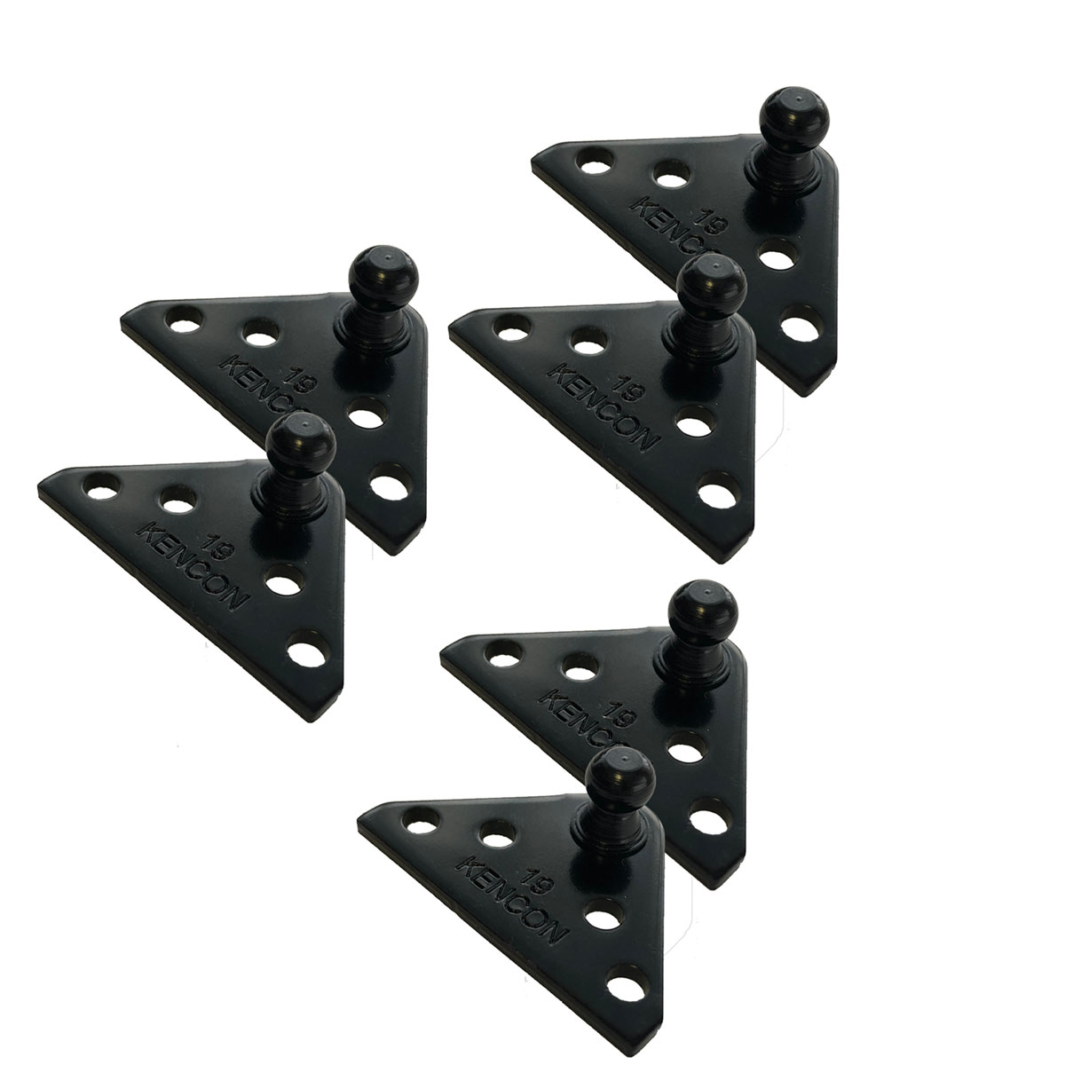 10MM Ball Stud Bracket for Gas Prop/Strut - Set of Two  | GPB19B6