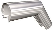 C.R. Laurence CRL Custom Angle Vertical Corner for 1/2&quot; (12 mm) or 5/8&quot; (16 mm) Glass Cap Railings | GR07VC