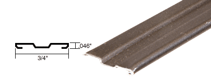 C.R. Laurence CRL Bronze Ribbed Aluminum Grid - 50 Pack - 96 in Long | GR090BRZ