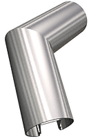 C.R. Laurence CRL Custom Compound Angle Vertical Corner for 1/2&quot; (12 mm) or 5/8&quot; (16 mm) Glass Cap Railings | GR0CVC