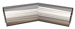 C.R. Laurence CRL Custom Angle Horizontal Corner for 1/2&quot; (12 mm) Glass Cap Railings | GR0HC