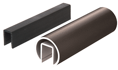 C.R. Laurence CRL 1.9&quot; Duranodic Bronze Cap Rail Display Sample | GR19DUPK