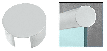 C.R. Laurence CRL Satin Anodized End Cap for 3&quot; Cap Railing | GR30ECSA