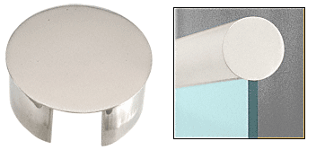 C.R. Laurence CRL Polished Stainless End Cap for 4&quot; Cap Railing | GR40ECPS