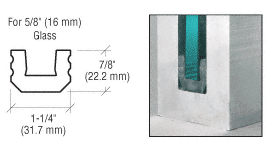 C.R. Laurence CRL Setting and Centering Blocks for 5/8&quot; Glass - 25 ft Roll | GR6UB25