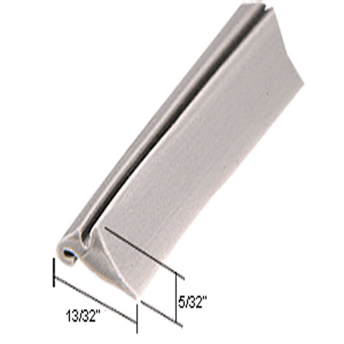 C.R. Laurence CRL Gray 5/32&quot; Wide Glazing Spline - 100 ft Roll | GS112C