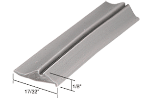 C.R. Laurence CRL Gray 7/32&quot; Wide Glazing Spline - 1000 ft Roll | GS231M