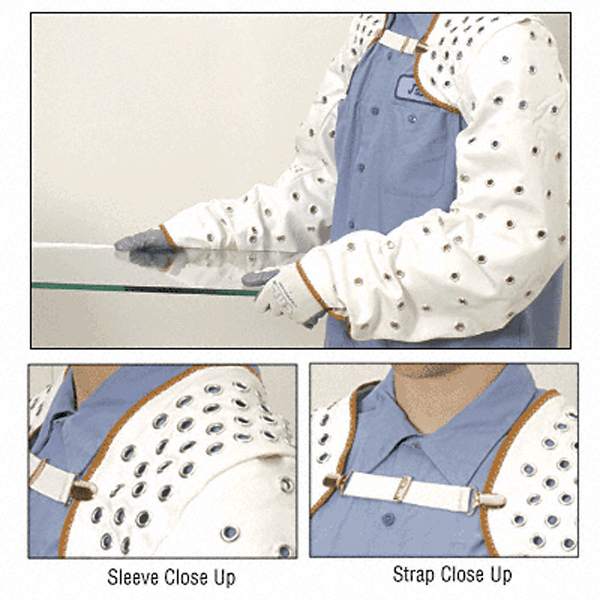CRL Large Glassworker&#39;s Oversize Protective Sleeves - Pair | GWS8375