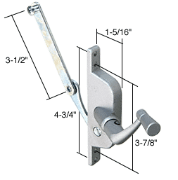 C.R. Laurence Jalousie Window Operator; 3-1/2&quot; Link | H3548