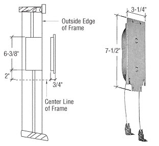 C.R. Laurence CRL Window Sash Balance for 8 Pound Wood Sash | H3579