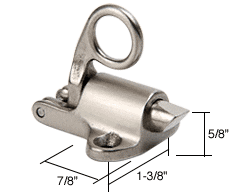 C.R. Laurence CRL Projecting Window Spring Catch; 1-3/8&quot; Screw Holes | H3610