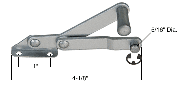 C.R. Laurence Left Hand Louver or Jalouise Window Operator for International | H3617