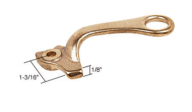 Project-In Casement Window Locking Handle 1-3/16&quot; Hook Projection | H3656