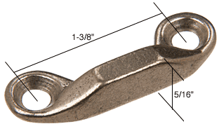 C.R. Laurence CRL Locking Handle Strike Plate 5/16&quot; Maximum Height | H3659