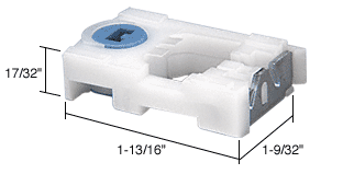 C.R. Laurence CRL Lock Shoe for 9/16&quot; Tilt Window Spiral Balances - Package | H3785