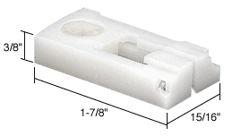 C.R. Laurence CRL Lock Shoe for 3/8&quot; Tilt Window Spiral Balances - Package | H3786