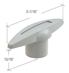 Gray Awning Operator 3/8&quot; Bore Tee Handle | H3810 | H3810