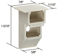 C.R. Laurence CRL 1-5/16&quot; Nylon Sash Cam Bulk - 50 Pack | H3838B