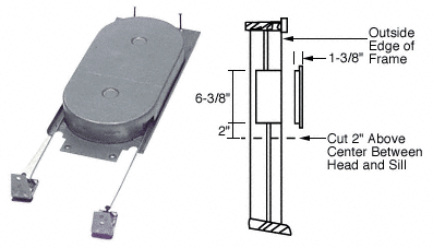 C.R. Laurence CRL Adjustable Wood Window Sash Balance 12-18 lbs. | H3869